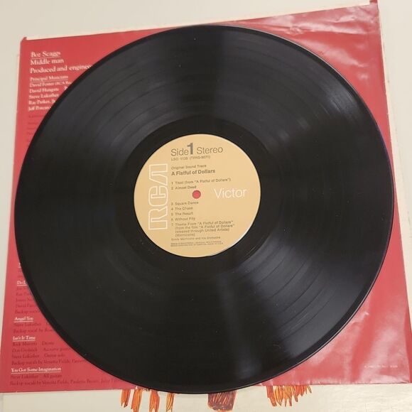 Clint Eastwood A Fistful of Dollars Original Soundtrack Recording Vintage Vinyl - Picture 5 of 9